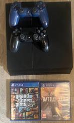 Playstation 4 (PS4) + 2  controllers + GTA V + Battlefield 1, Spelcomputers en Games, Spelcomputers | Sony PlayStation 4, Met games