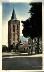 Ede, Kerk. met benzine Pomp (ca 1955), 1940 tot 1960, Gelderland, Ongelopen, Ophalen of Verzenden