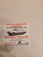 164 Sticker Hyunda "Stellar" 1984, Auto diversen, Autostickers, Ophalen of Verzenden
