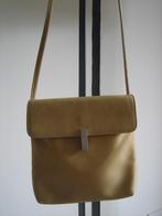 Handig klein leren design-schoudertasje RENATO ANGI snazzeys, Verzenden, Zo goed als nieuw, Beige, Schoudertasje