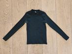 zwart rib shirt van Hema maat 134/140, Kinderen en Baby's, Kinderkleding | Maat 134, Gebruikt, Meisje, Ophalen of Verzenden, Shirt of Longsleeve