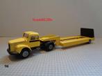 tekno scania met dieplader, Hobby en Vrije tijd, Ophalen of Verzenden, Zo goed als nieuw, Bus of Vrachtwagen, Tekno