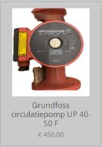 pomp       Grundfoss UP 40-50 F circulatiepomp AANBIEDING, Minder dan 30 cm, Overige typen, Minder dan 60 cm, Ophalen of Verzenden