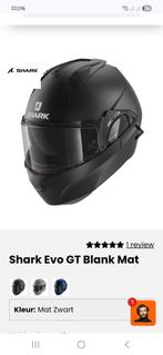 Motorhelm Shark Evo GT Blank Mat zwart XS, XS, Systeemhelm, Dames, Shark