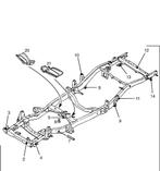 Opel Campo / Isuzu Chassis Frame, Ophalen, Gebruikt, Voor, Opel