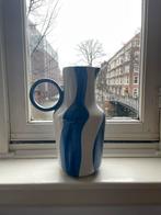 Blauw-witte vaas H&M home, Huis en Inrichting, Woonaccessoires | Vazen, Ophalen, Blauw, Aardewerk of Porselein, Zo goed als nieuw