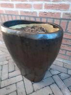 Bloempot, Tuin en Terras, Ophalen, Gebruikt, Rond, Steen