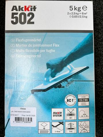 Akkit 502 Flexvoegmortel - nog 3.5 kg in verpakking beschikbaar voor biedingen