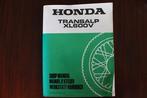 Honda XL600V Transalp 1987 motorcycle shop manual handbuch, Motoren, Handleidingen en Instructieboekjes, Ophalen of Verzenden