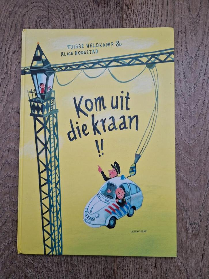 Tjibbe Veldkamp - Kom uit die kraan!, Boeken, Prentenboeken en Plaatjesalbums, Zo goed als nieuw, Prentenboek, Ophalen of Verzenden