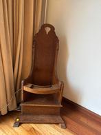 Antieke houten bidstoel kinderstoel, Ophalen