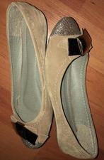 Beige Ballerina's Maat 36 - Zo Goed Als Nieuw, Beige, Zo goed als nieuw, Ballerina's, Ophalen of Verzenden