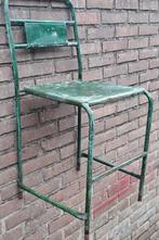 Industriële stoel. Metaal.  Prachtige ouderdoms patina., Ophalen