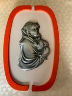 Maria en Jezus, vintage, tin, Antiek en Kunst, Antiek | Religie, Ophalen