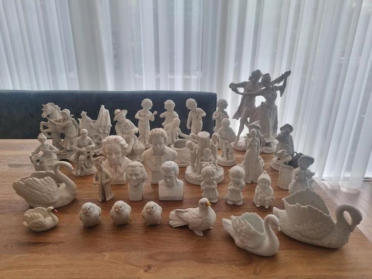 Partij biscuit beelden, Antiek en Kunst, Antiek | Porselein, Ophalen