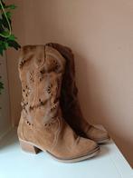 Mustang western boots laarzen hakken schoenen maat 40 leer, Hoge laarzen, Bruin, Ophalen of Verzenden, Zo goed als nieuw