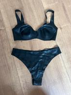 Latex setje - Maat S, Ophalen of Verzenden, Zo goed als nieuw, Zwart, Bikini
