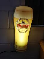 Primus Bier lichtreclame, lichtbak om aan de wand te hangen., Verzamelen, Merken en Reclamevoorwerpen, Gebruikt, Ophalen of Verzenden