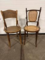 Set van 2 vintage Thonet stoelen, Antiek en Kunst, Ophalen