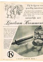 Linoleum Krommenie - Advertentie uit Tijdschrift 1951 - 2, Verzenden