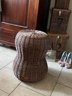 Riviera Maison Poef Krukje Rustic Rattan, Huis en Inrichting, Ophalen, Zo goed als nieuw, Hout