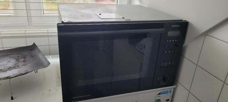 Siemens inbouw combi magnetron, Witgoed en Apparatuur, Ovens, Gebruikt, Inbouw, Oven met grill, Minder dan 45 cm, 45 tot 60 cm