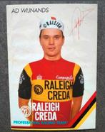 TI Raleigh kaart Ad Wijnands (jaren tachtig,.Peter Post), Verzamelen, Ophalen of Verzenden, Gebruikt, Overige sporten, Poster, Plaatje of Sticker