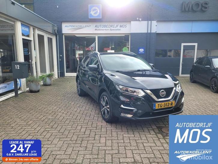 Nissan Qashqai 1.2 N-Connecta Camera Panoramadak, Auto's, Nissan, Bedrijf, Te koop, Qashqai, 360° camera, ABS, Achteruitrijcamera