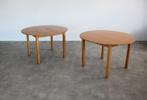 vintage ronde tafels | werktafel | Zweeds | jaren 70, Gebruikt, Timbeije@hotmail.com, Ophalen of Verzenden, Lemer
