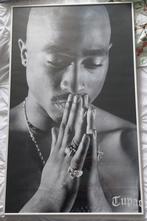Ingelijste Tupac Poster, Huis en Inrichting, Ophalen, Zo goed als nieuw, Foto of Poster, 75 cm of meer