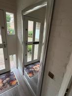 Grote spiegel met chroomkleurige rand, Huis en Inrichting, Woonaccessoires | Spiegels, Ophalen, Gebruikt, 75 tot 100 cm, 150 tot 200 cm