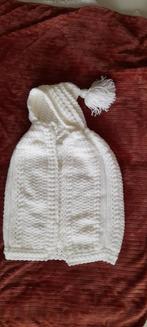 GEHAAKTE BABYCAPE WIT, NIEUW, Ophalen of Verzenden, Nieuw, Jongetje of Meisje