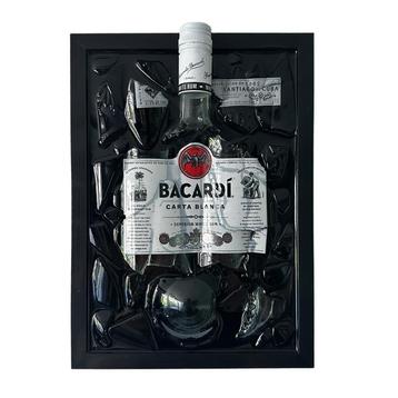 Bacardi broken bottle art beschikbaar voor biedingen