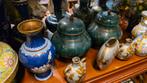22 stuks antiek cloisonne, Antiek en Kunst, Antiek | Koper en Brons, Ophalen of Verzenden
