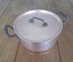 Vintage Falk pan 21 cm gietijzer handvaten met deksel, Huis en Inrichting, Keuken | Potten en Pannen, Verzenden, Gebruikt, Gietijzer