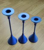 Blauwe Kandelaars Set van 3, Ophalen