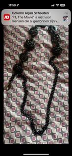 Ketting riem, Kleding | Dames, Riemen en Ceinturen, Ophalen, Zo goed als nieuw, Zwart, 100 cm of meer