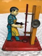 Aandrijfmodel voor stoommachines, man met hamer, Antiek en Kunst, Ophalen of Verzenden
