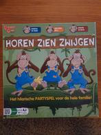 Horen Zien Zwijgen - Familiespel, Hobby en Vrije tijd, Gezelschapsspellen | Bordspellen, Vijf spelers of meer, Ophalen of Verzenden