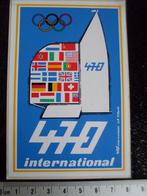 sticker 470 international logo zeilen zeilsport jp Tifforlt, Verzenden, Zo goed als nieuw, Sport