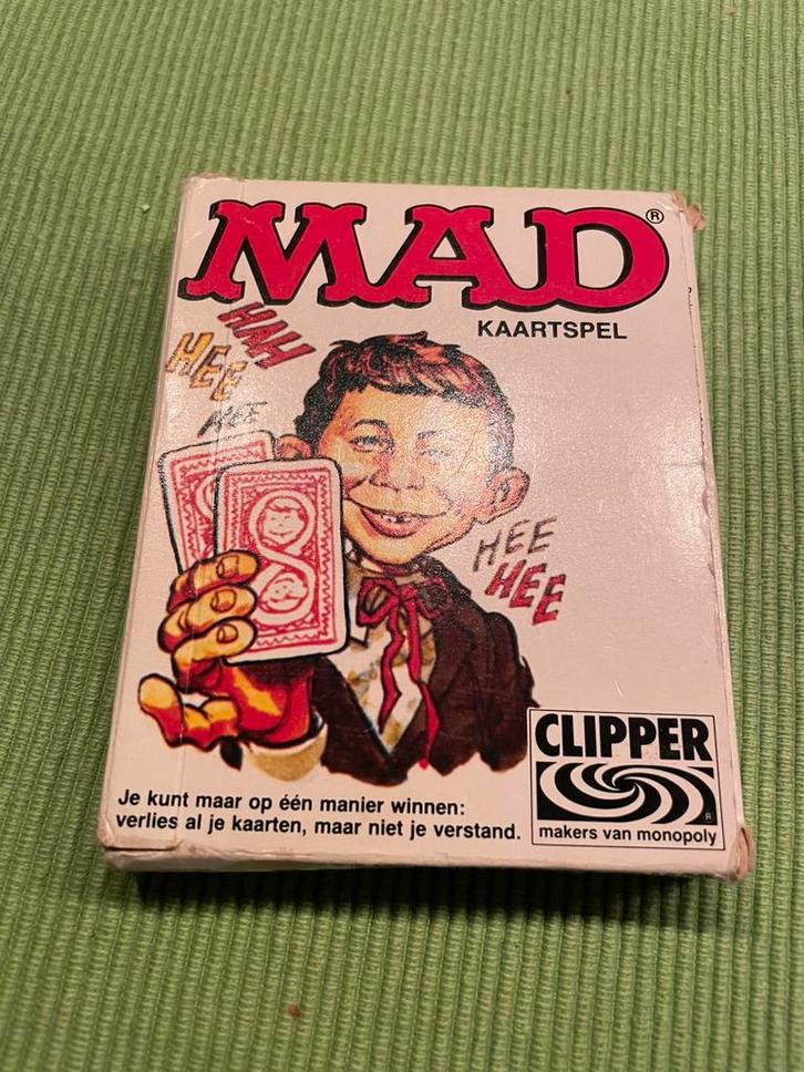 Compleet MAD  kaartspel van Clipper, Hobby en Vrije tijd, Gezelschapsspellen | Kaartspellen, Zo goed als nieuw, Ophalen of Verzenden