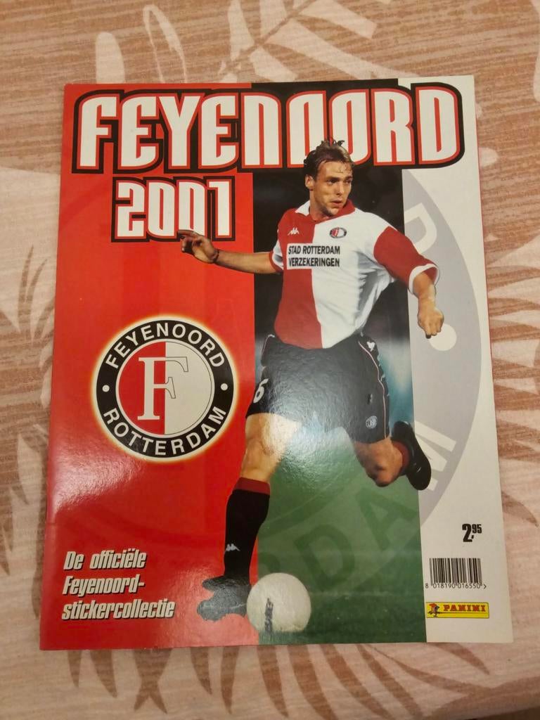Feyenoord Stickercollectie 2001 - Panini, Verzamelen, Sportartikelen en Voetbal, Gebruikt, Poster, Plaatje of Sticker, Feyenoord