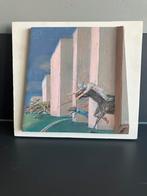 Schilderij ‘De Invasie’ (Jan Houwe Kuiper, 1981), Ophalen of Verzenden