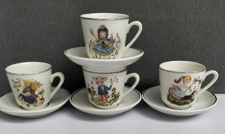 Serviesje kinderen, Antiek en Kunst, Antiek | Servies los, Ophalen of Verzenden