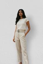 Massimo Dutti – Tailored Beige Suit Trousers – S 💎, Kleding | Dames, Broeken en Pantalons, Massimo Dutti, Beige, Ophalen of Verzenden