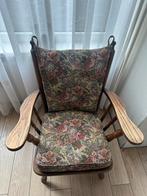 Vintage Stoel met Houten Frame, Huis en Inrichting, Stoelen, Ophalen, Gebruikt, Overige kleuren, Eén