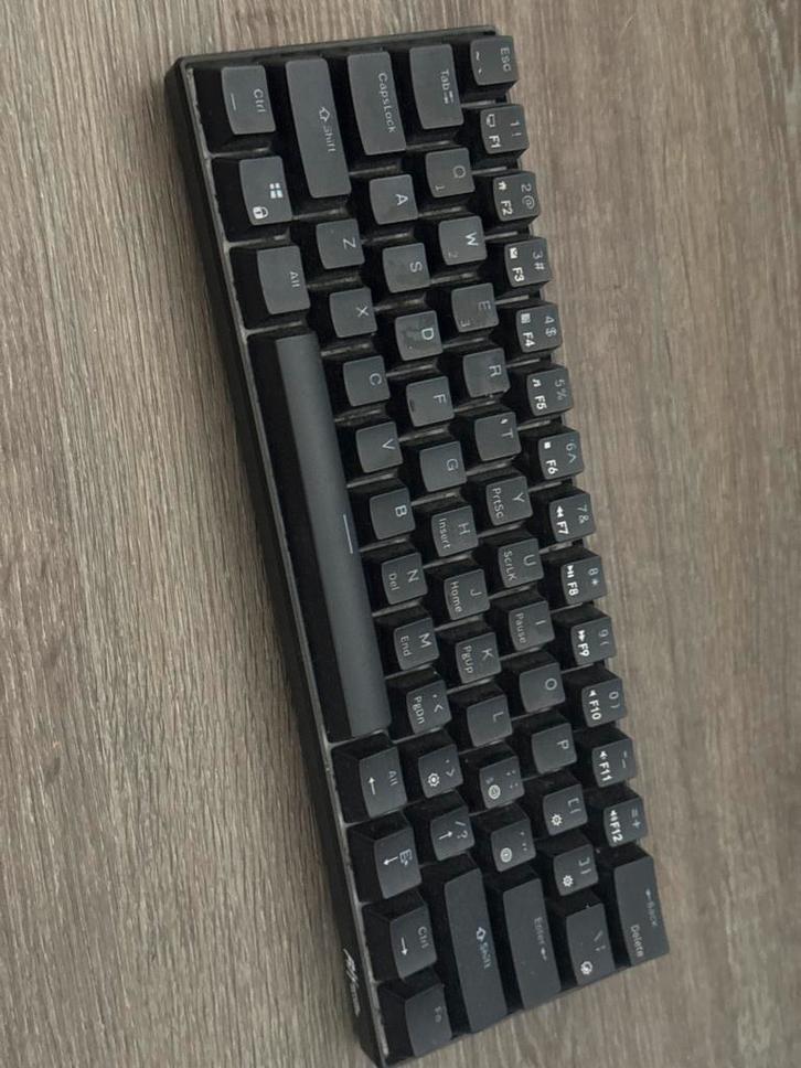 Royal Kludge RK61 Mechanisch Toetsenbord, Computers en Software, Toetsenborden, Gebruikt, Qwerty, Draadloos, Gaming toetsenbord