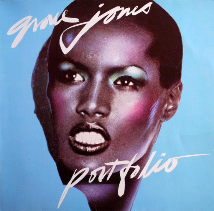 Grace Jones – Portfolio, Cd's en Dvd's, Vinyl | Rock, Gebruikt, Poprock, 12 inch, Ophalen of Verzenden