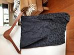 Art broek 38  zwart wijde pijpen mooie bewerkte stof zgan, Maat 38/40 (M), Zwart, Ophalen of Verzenden, Zo goed als nieuw