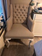Landelijke Gecapitonneerde Stoel, Ophalen, Gebruikt, Minder dan 75 cm, Stof